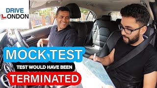 UK Driving test  TERMINATED TEST   Learner Driver Mock Test   Isleworth 2019