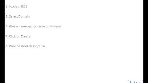 4 sap abap creating domain #harikishorepoetabap