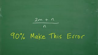 Why 90% of math students get this WRONG Profile