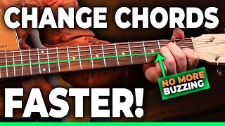 How To Change Chords FASTER on Guitar (without BUZZING) by 5 Minute Guitar - Kurt Berg 32,486 views 1 year ago 14 minutes, 32 seconds