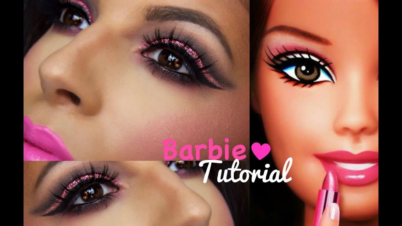 Barbie Makeup Tutorial Halloween 2014 YouTube