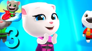 Talking Tom Jetski 2 Angelas Beach Resort Walkthrough Part 3 / Android iOS Gameplay HD