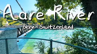 Une Rivière Si Belle Que Les Gens Traversent Leur Ville À La Nage Berne, Suisse
