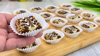 3 ingredient, quick treat for the whole family, no sugar, no bake! without flour!