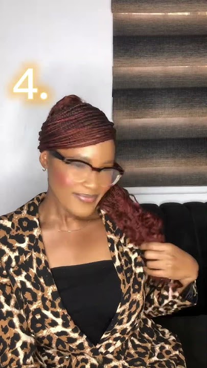  6 Ways to Style Knotless Box Braids for WORK/ Corporate hairstyles # ...