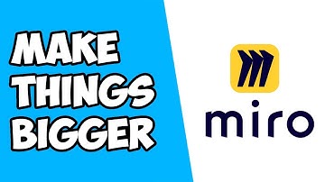 How To Make Things Bigger in Miro