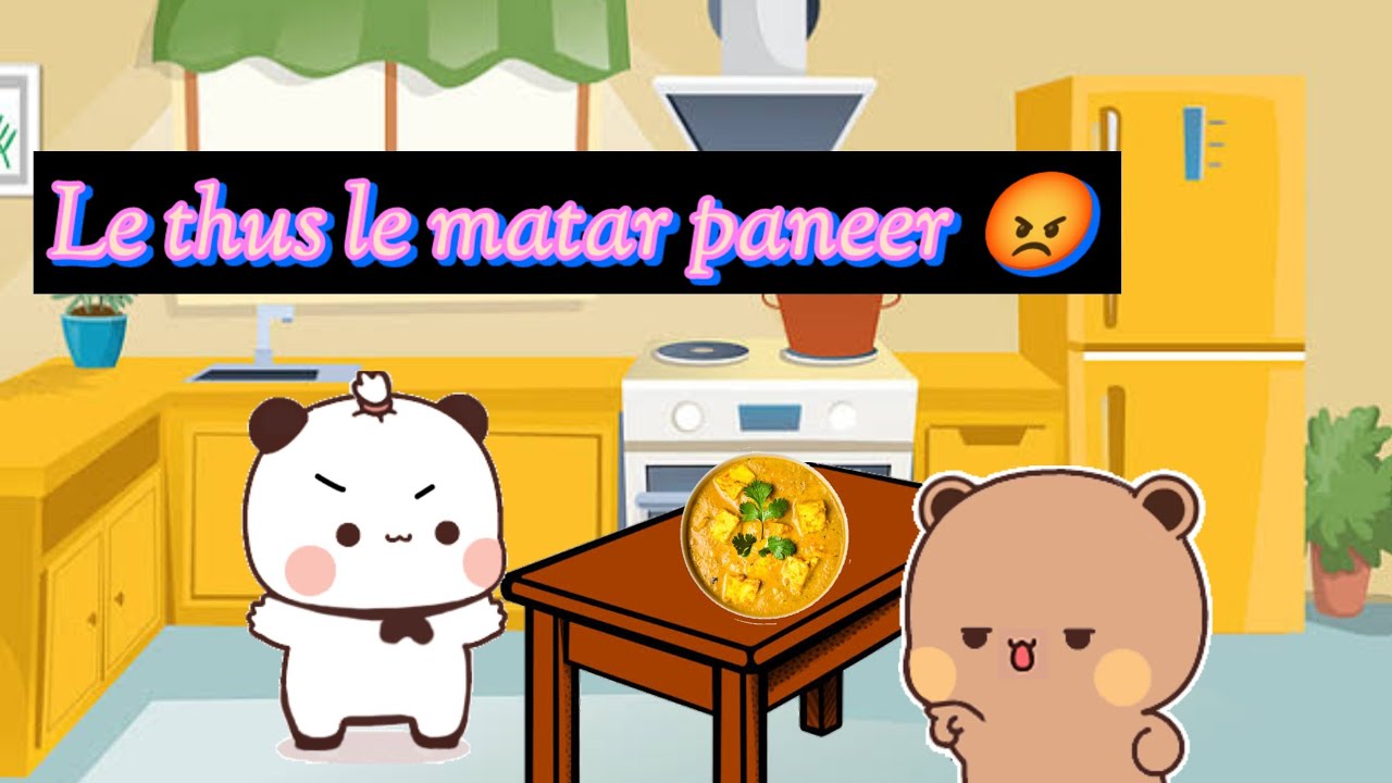 Episode 1 Aalu & Pumpkin // Goma ko khana hai matar paneer 🤫🤫 // Peach goma love story// Bubu Dudu