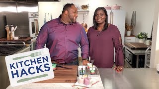 🍳Kitchen Hacks: Jernard Wells & Keena Wells Yogurt Popsicles  🍳