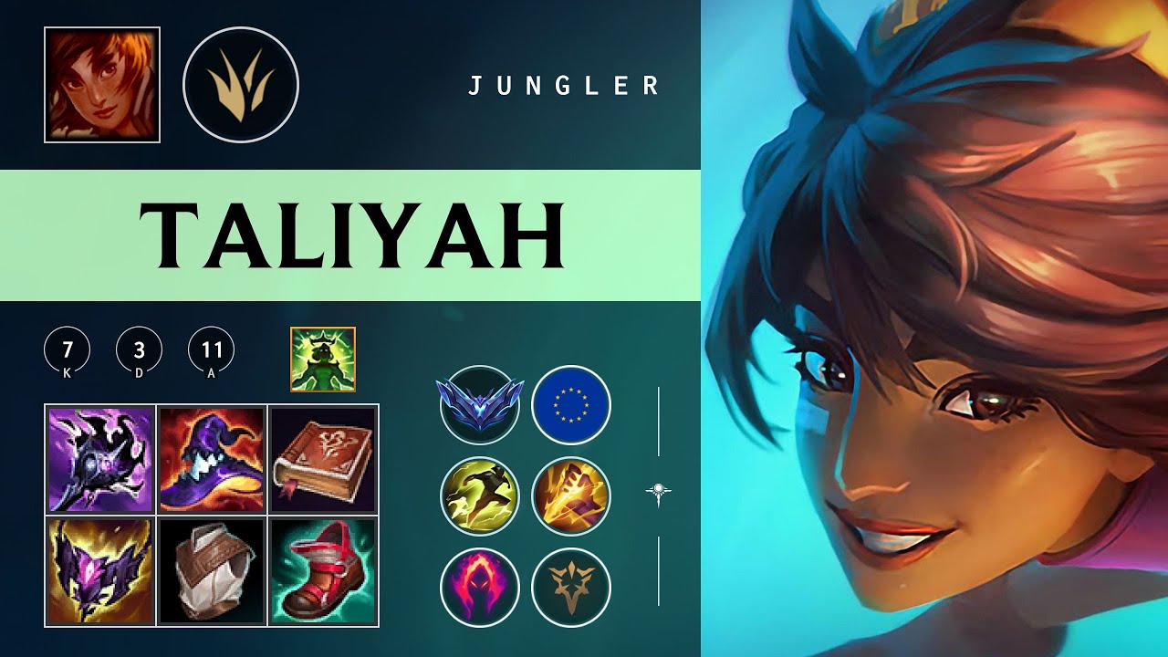 Taliyah Jungle vs Lee Sin - EUW Diamond Patch 26.01