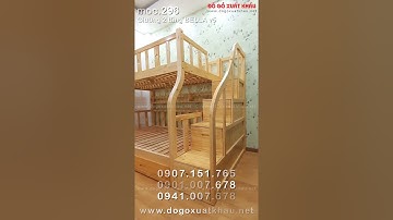 Mẫu giường tầng đẹp giá rẻ trên đường Trần Cao Vân quận 3 TP-HCM