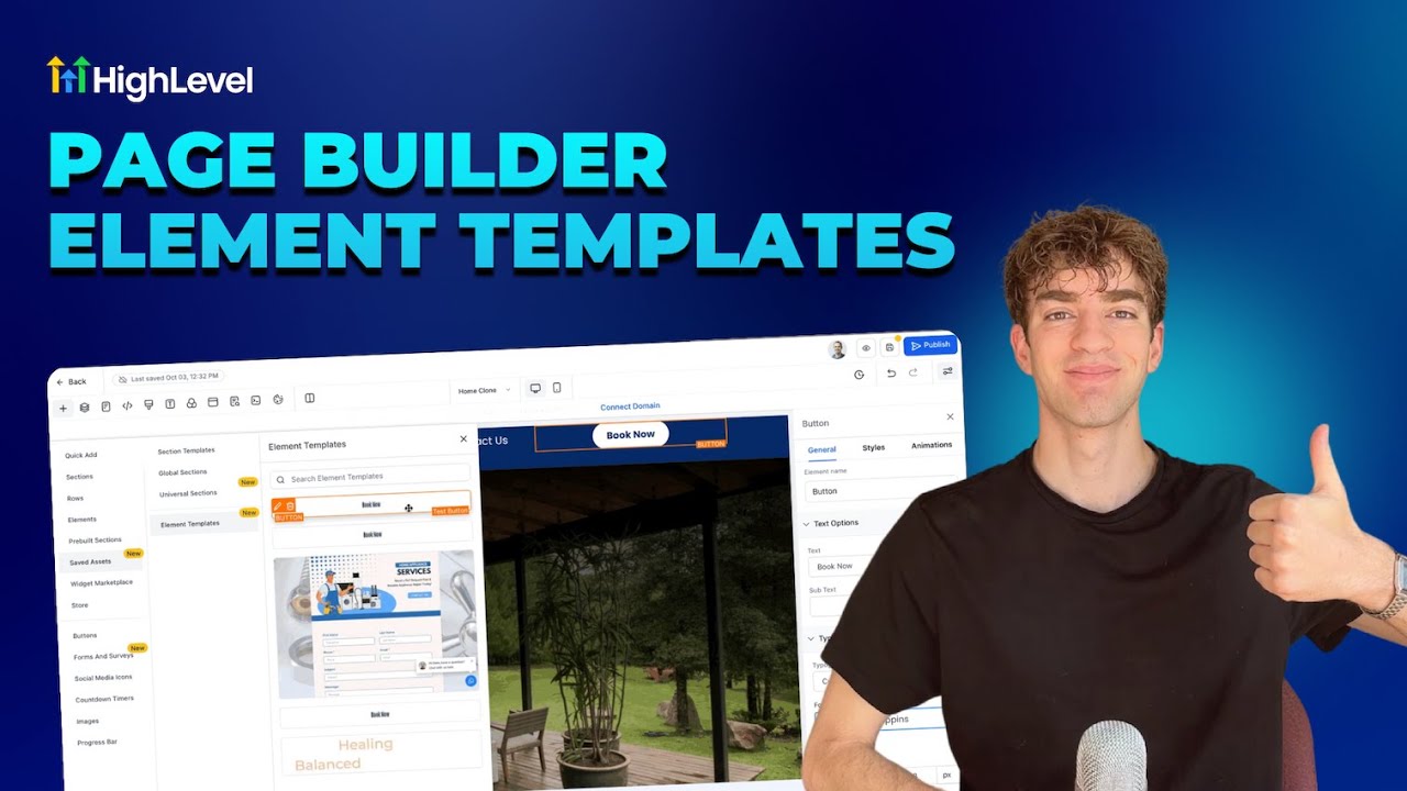 How To Use Element Templates in HighLevel for Consistent Designs