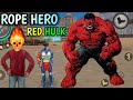 rope hero vice town | red hulk and tipson ghost rider in rope hero vice town | rope hero game