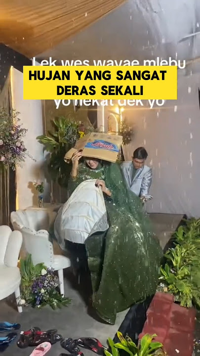 doa mantan pacar yang terkabulkan ‼️‼️‼️#hujanderas #hujan #nikah #pengantinviral #mantanpacar