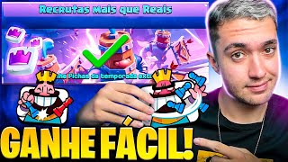 GANHE FÁCIL O NOVO EMOTE DO REI DO XADREZ PENSATIVO COM A MELHOR ESTRATÉGIA  NO CLASH ROYALE! 🤫 