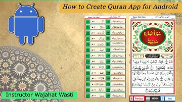 How to create Quran app for Android in Urdu , Hindi | Wajahat Wasti