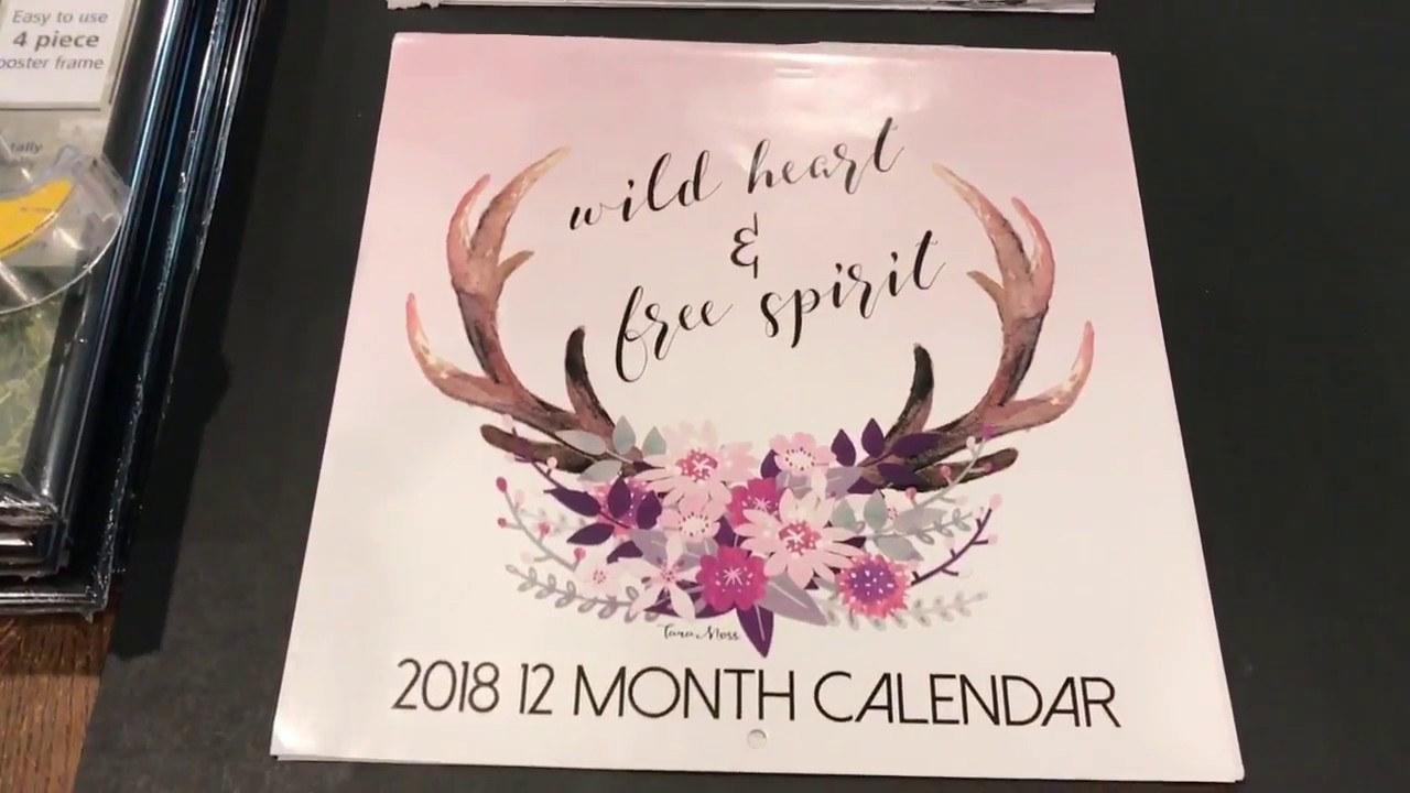 dollar-tree-diy-with-2018-calendars-from-dollar-tree-youtube