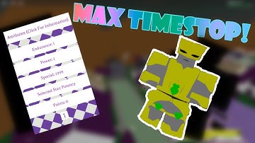 Project Jojo | Time stopping TW with MAX special! [PJJ]
