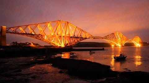 Forth Rail Bridge time lapse