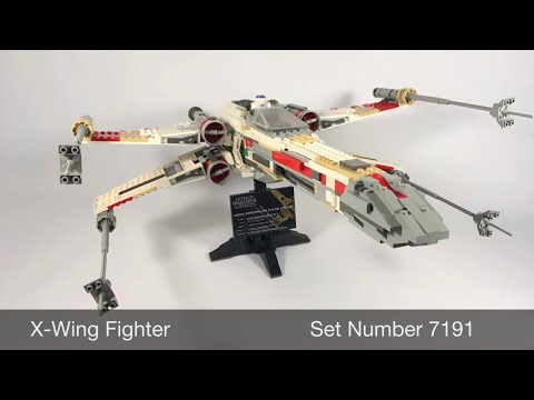 LEGO Star Wars UCS X Wing Starfighter 7191 Stop Motion Speed Build