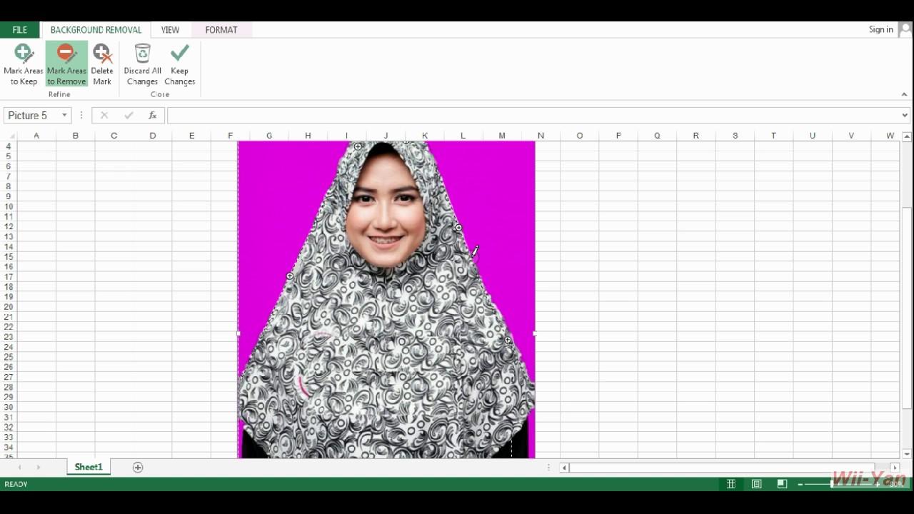Excel Change Background Picture Size
