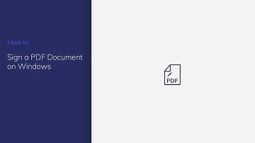 Sign a PDF Document on Windows with PDFelement