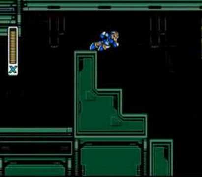Mega Man X Stage 5 Spark Mandrill & Chill Penguin Heart Tank