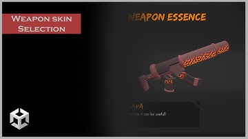 Unity - Weapon skin selection