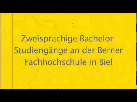 Zweisprachige Bachelor-Studiengänge BFH-TI