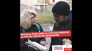À La Rencontre Des Travailleurs Pour La Pension Minimum À 1500 Euros