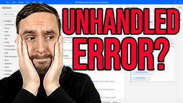 How to fix Unhandled Error when opening Power Automate Desktop