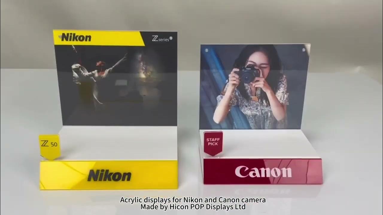 Camera Display Stand for Canon and Nikon YouTube