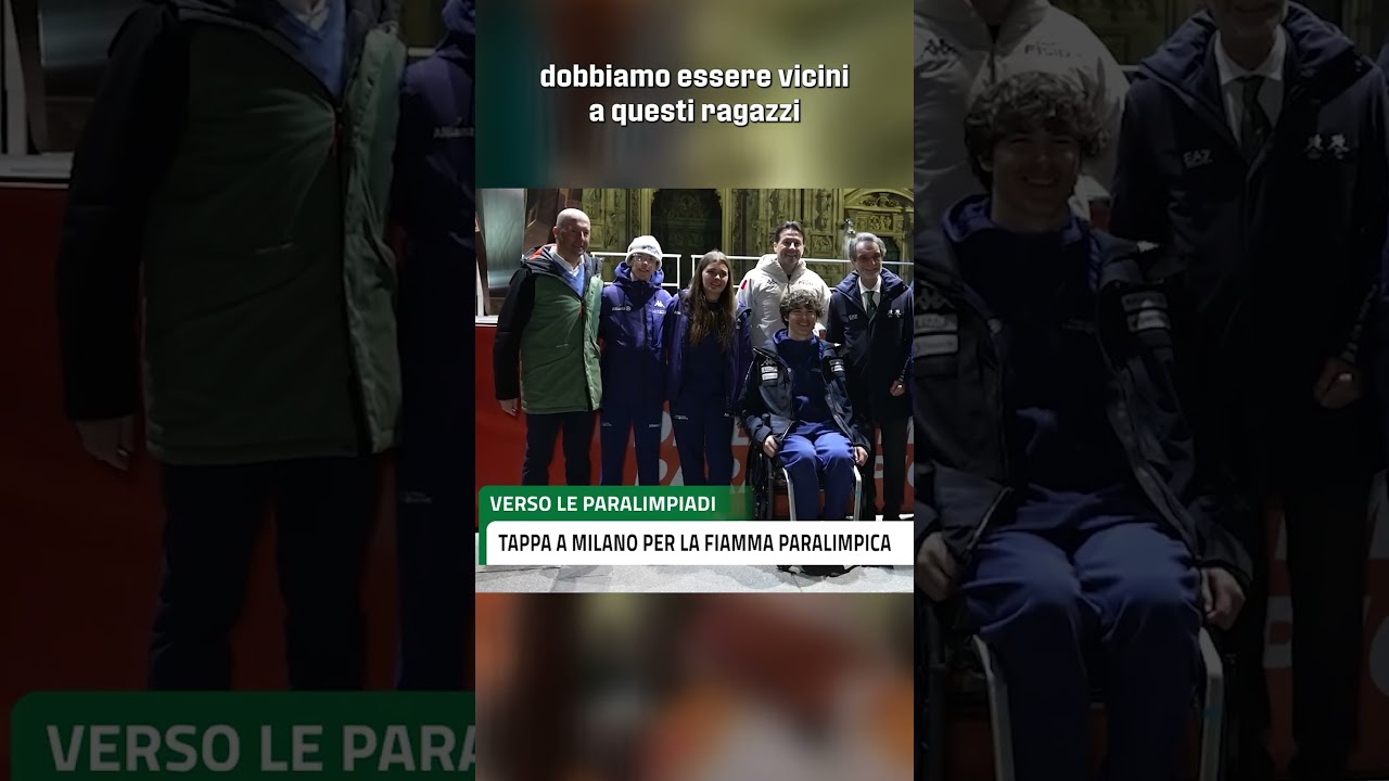 Verso le Paralimpiadi: tappa a Milano per la fiamma paralimpica