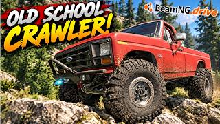 1979 F-150 ROCK CRAWLER TAKES ON TOUGH TRAIL!! - BEAMNG.DRIVE MP - (Part 1)