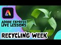 Adobe Express Live Lesson - Tues 23rd September - Recycling Week
