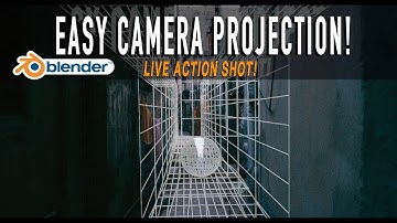 Simple Camera Projection in Blender: For Better CGI Integration w/ Live Action