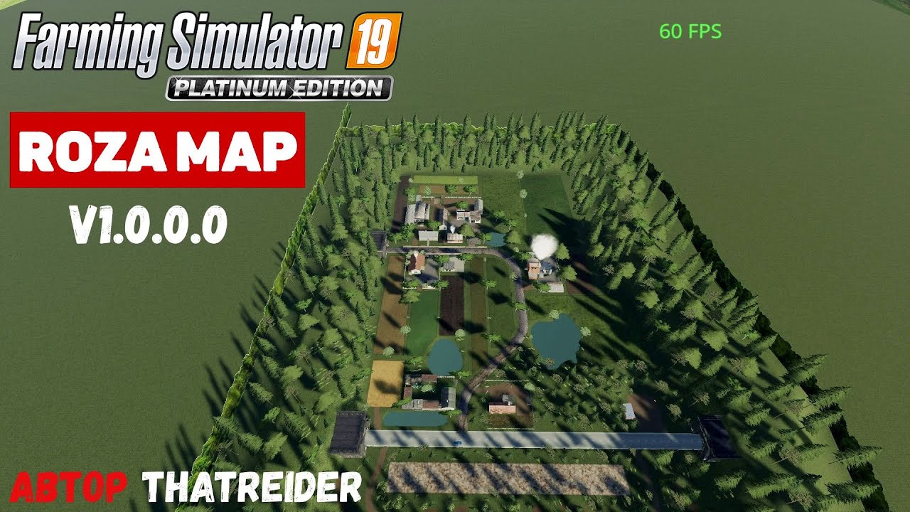Farming Simulator 19 Roza Map - С ноготок 