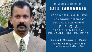 Funeral Service of Saji Varughese