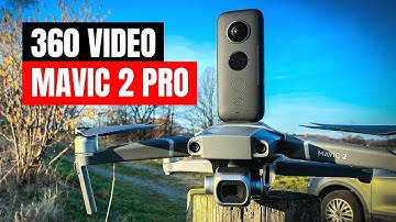 Insta360 One X on Drone - 360 camera Drone Mount