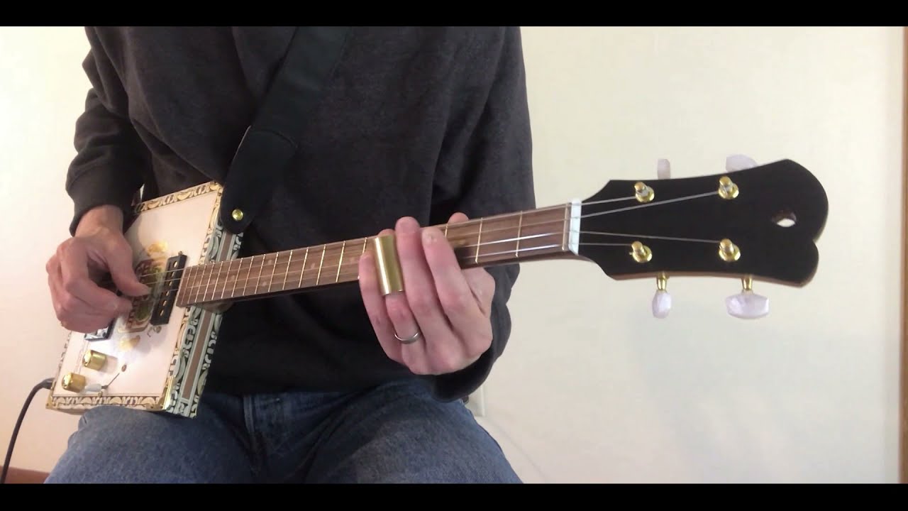 Rough Cut Guitars Cooderator cigar box guitar - "Nobody's Fault But Mine"