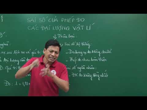 Video Vật Lý 10 Bài 7: Sai số của phép đo các đại lượng vật... - youtube