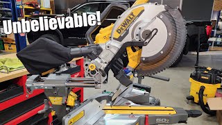 The Best Miter Saw! DEWALT FlexVolt 60V DCS781 12