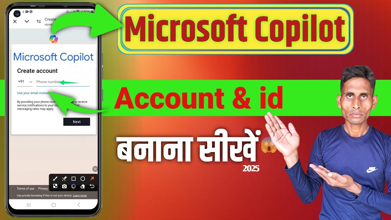 Create Video Copilot Account Microsoft copilot ai account id kaise banaye | how to create microsoft ...