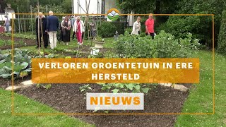 Verloren groentetuin in ere hersteld