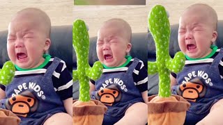 So #funnybabies  #cute #cutebaby #crying 