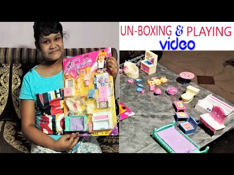 Pretty House Baby play set Un Boxing and Playing Video  #natkhatisuhani