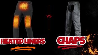 Leather Chaps vs. Liners! Which one is better for keeping warm during winter riding!