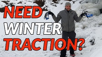 BEST WINTER TRACTION DEVICES for HIKING // Hillsound vs Kahtoola vs Yaxtrax vs Unigear