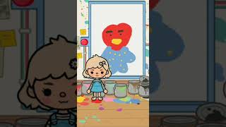 Draw BTS Tata BT21 in Toca Boca😱 #shorts