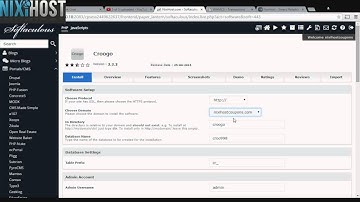 Installing Croogo with Softaculous in cPanel