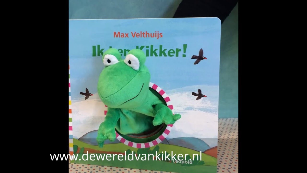 Leesbaarheid Taalkunde schuur Ik ben Kikker! + handpop - Max Velthuijs - Kinderboeken.nl